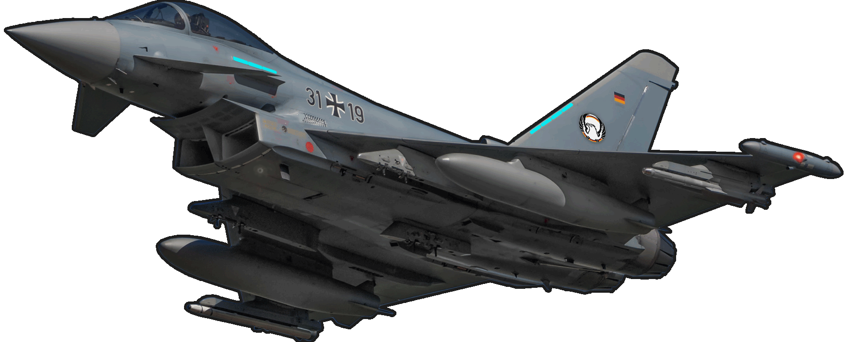 Eurofighter mit Kennung 19